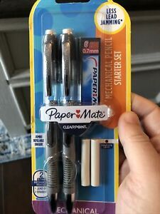 Paper Mate Clearpoint .7mm starter set 2 Pack With Lead And Erasers
