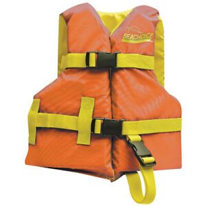 SEACHOICE 86150 Type III Boat Vest - Orange/Yellow, Child, 30 - 50 lbs.