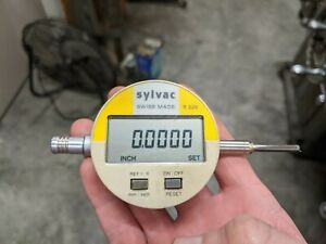 Sylvac S229 digital dial indicator 0.00005&#034; 0.001mm high precision