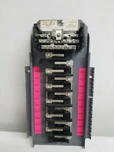 Square D Panel internals. Guts only. Buss bar assm. QON-20M. 100 amp Series D1