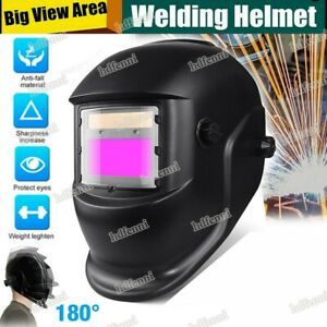 Solar Powered Auto Darkening Welding Helmet Mask Eye Safety Visor Arc Tig Mig US