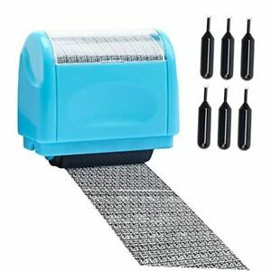 Identity Protection Roller Stamps Included 6 Pack Refills Ink for Identity