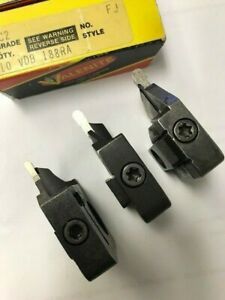 (3) DIFFERENT VALENITE ECON-O-GROOVE HEADS WITH (22) VARIOUS INSERTS