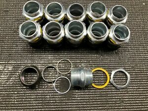 11-Eaton Crouse-Hinds 1651 RT 3/4&#034; EMT Compression Connector Fittings Raintight