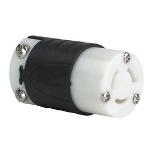 Pass &amp; Seymour Turnlok 20 Amp 250-Volt NEMA L6-20R Locking Connector