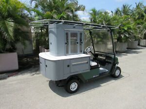 EzGo Cushman Refresher FS2 19th Hole Beverage Vending Type Golf Cart Gas Engine