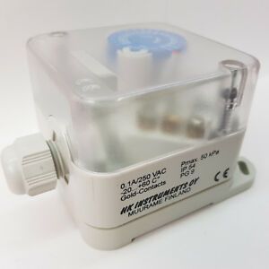 HK Instruments Differential Air Pressure Switch DIFF20Pa PS200 IP54 PG 9 50kPa