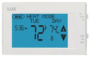 Lux Products TX9600TS 7 Day Programmable Touch Screen Thermostat