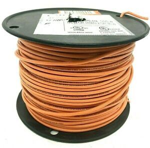 350&#039; 12 AWG Stranded Orange THHN/THWN-2 600V Single Conductor Machine Tool Wire