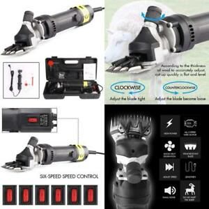 6 Speed Sheep Shears Electric Clippers For Goats, Alpacas, Llamas, Thick Coat An