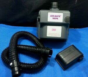 1 working 3M 520-03-63 AIR-MATE HEPA FILTER UNIT with Battery &amp; Hose      H/kp