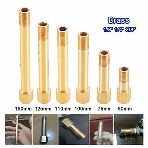 Brass Male To Female Pipe Fitting BSP Thread Extension Connectors 1/8&#034; 1/4&#034; 3/8&#034;