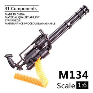 1:6 Action Figures M134 Gatling Minigun T800 Heavy Machine Gun Model toy g G3Efi