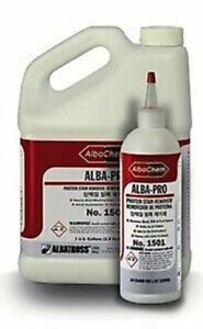 ALBA-CHEM Protein Stain Remover No. 1502 One Gallon (3.8 L)  Firbimatic Supplies
