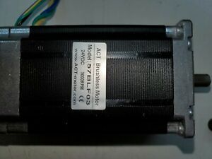 Nema23 Brushless DC Motor 3000RPM, 24VDC,188W, 57BLF03 with 8mm to 11mm adapter