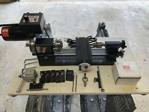 SHERLINE 4530A 3.5&#034; X 8&#034; LATHE (METRIC) + &#034;A&#034; Package + Adjustable Handwheels