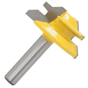 8mm 45° Shank Lock Miter Tenon Router Bit Tungsten Woodworking Cutter Tools