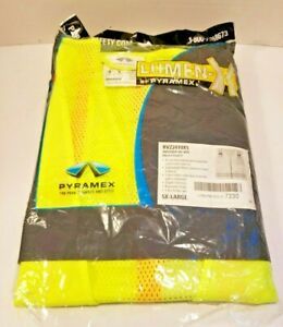 PYRAMEX RVZ2410X5 SAFETY VEST - Size 5X-LARGE / HI-VIS LIME K