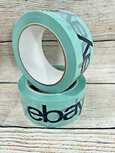 2 Rolls of eBay Branded BLUE Colored Packing / Shipping 2&#034; Heavy Duty Tape NIP