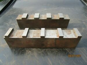 2 MACHINEIST STEP BLOCKS 6 INCHES LONG