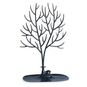 Forest Antler Tree Shaped Creative Jewelry Box Black Large