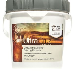 UltraCruz Livestock Calming Supplement, 5 lb, Pellet (20 Day Supply), Model N...