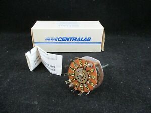 *NEW* CENTRALAB 1403 ROTARY SWITCH NON-SHORTING 1-POL 11-POS *60 DAY WARRANTY*