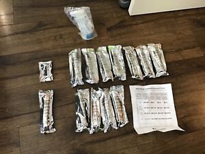 Spectroline GS-1 2 3 Glo-Stick Capsule Mineral Oil Dye Freon Leak Detection Lot