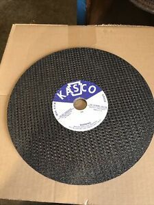 LOT OF 16 KASCO ABRASIVE SAW BLADE 12” x 1/8” x 1” arbor, Cuts Metal-Ductile