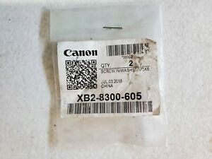 2X Genuine OEM Canon XB2-8300-605 XB28300605 Screw with Washer M3X6 (DR-6030) AD