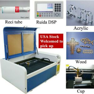 DSP1060 100W Co2 USB Laser Cutting Laser Machine Auto-Focus Reci W2 Engraver US