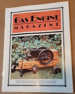 Antique Vintage Gas Engine Magazine Volume 30 Number 12 December 1995 Hit Miss