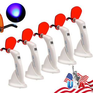 1/3/5Pcs Dentist Dental LED Curing Light Cordless Composite 5Sec Cure Lamp 5W
