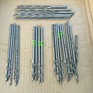 Aircraft Tools (20) Chucking Drill Bits &amp; Step Bits + (6) LH Spiral Reamers CDBD
