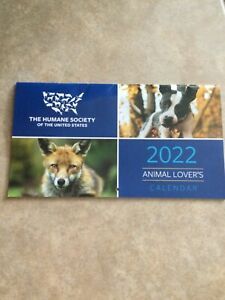 Animal Lovers 2022 Calendar Humane Society Of The United States