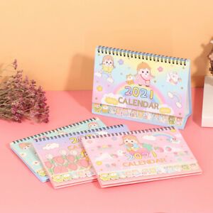 2021 Desktop Desk Calendar Decoration Work Note Calendar New Year Plan SchedulLO