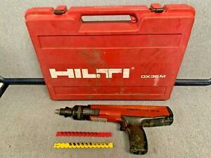 Hilti DX36M Powder Actuated Fastening Tool NAIL GUN With Case