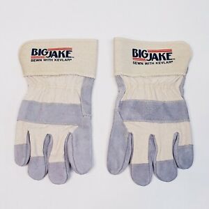 Big Jake Work Gloves Sewn With KEVLAR - Size Large - New