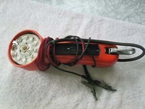 Vintage Orange Bell Systems (Western Elec) Lineman&#039;s Rotary Phone Handset - VGC