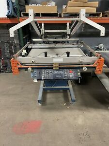 commercial M &amp; R screen printing equipment used