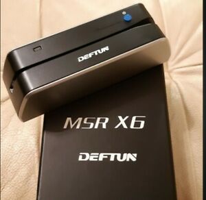 Deftun MSR-X6BT Bluetooth Magnetic Stripe Card Reader and more...
