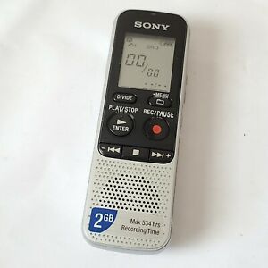 SONY ICD-BX112 Digital Handheld Digital Voice Recorder ~ Tested &amp; Works Great