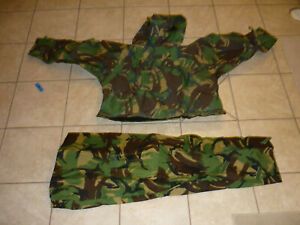 NBC Protective Suit - Remploy LTD No.1 MK111/B - Camo Jacket &amp; Pants - Size S
