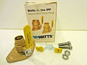 WATTS 3/4&#034; Solder Brass Isolation Circulator Pump Flange IPF-S-M1 (0068095)