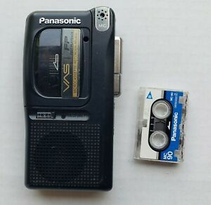 Panasonic RN-404 Handheld Micro Cassette Voice Recorder Dictation Tested Works