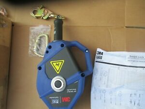 3M DBI-SALA Smart Lock Self-Retracting Lifeline Aramid Fiber Rope Blue 20&#039;