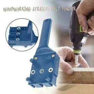 Handheld Woodworking Doweling Jig Drill Drilling Hole Q1K3. Locator E5X8
