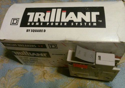 NEW!  Yes NOS Square D Trilliant SDT 1 pole 30 amp SDT130 Circuit Breaker single