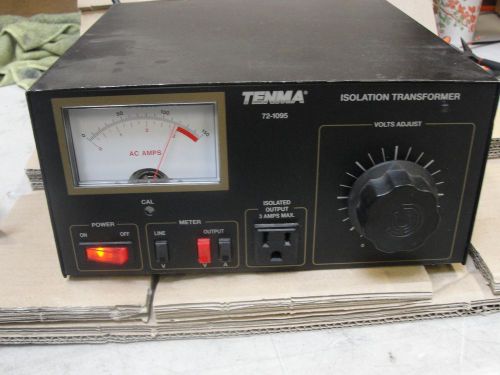 Tenma 72-1095 Isolation Transformer Power Unit ** Used Working ***