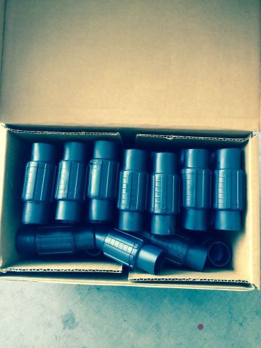 3/4&#034;  pvc coated ocal couplings.  lot of 45 for sale